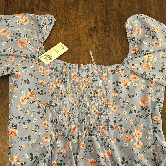 Abercrombie Long sleeve floral dress - blue - Picture 8 of 8